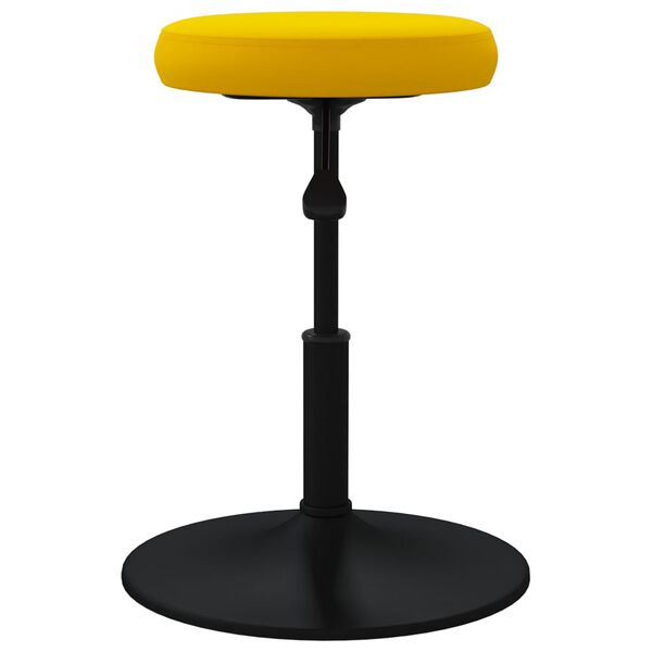 vidaXL Silla de comedor de terciopelo amarillo mostaza