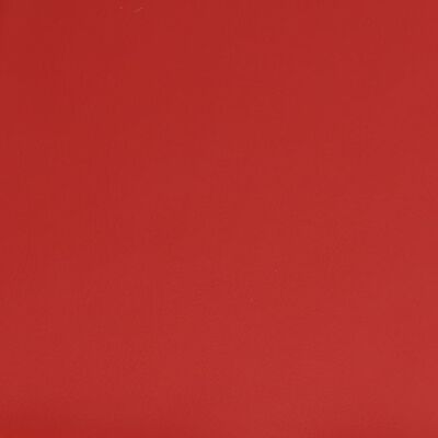 vidaXL Sillón orejero de masaje de cuero sintético rojo tinto