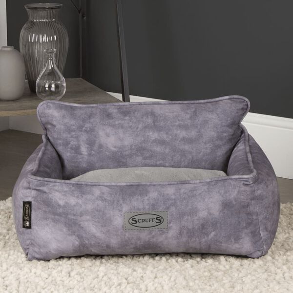 Scruffs & Tramps Cama para perros gris L 90x70 cm
