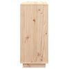 vidaXL Aparador de madera maciza de pino 74x35x80 cm