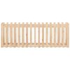 vidaXL Arriate elevado jard&iacute;n con valla madera maciza pino 200x50x70cm