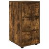 vidaXL Armario de almacenamiento Roble ahumado 40 x 48 x 81 cm