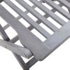 vidaXL Sillas de jard&iacute;n plegables 2 uds cojines madera maciza acacia