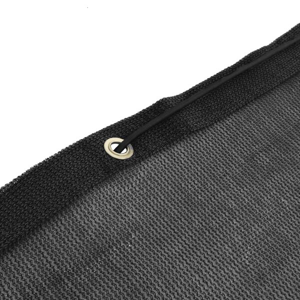 vidaXL Red para contenedor de transporte HDPE negro 4x9 m