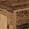 vidaXL Mesita de noche flotante madera vieja 40x32x15 cm