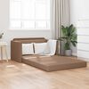 vidaXL Sof&aacute; cama 110cm Capuchino Cuero artificial