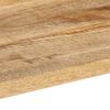 vidaXL Mesa consola madera maciza de mango rugosa 110x35x76 cm