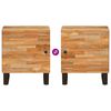 vidaXL Armario de Noche Marr&oacute;n 40 x 33 x 46 cm Madera de mango maciza