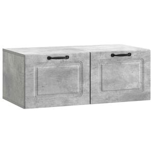 vidaXL Mueble para TV de pared Gris Hormig&oacute;n 78,5 x 41 x 30 cm