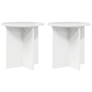 vidaXL Soporte de plantas 2 uds. Brillante 40 x 40 x 40 cm