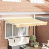 vidaXL Toldo Retr&aacute;ctil Amarillo y 300 x 200 cm Poli&eacute;ster y metal