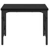 vidaXL Soporte para Impresora Ajustable Roble Negro 40 x 30 x 31 cm