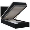 vidaXL Cama otomana con colch&oacute;n Negro 90 x 200 cm Terciopelo