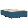 vidaXL Estructura de cama de terciopelo azul 140x190 cm