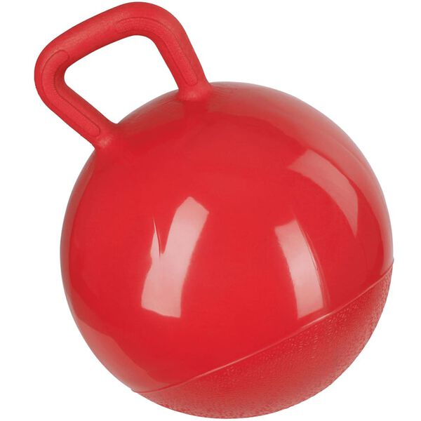 Kerbl Pelota de juguete para caballo 25 cm roja 32398
