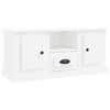 vidaXL Mueble para TV madera contrachapada blanco 100x35,5x45 cm