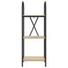 vidaXL Estante de libros Roble Sonoma 40 x 30 x 109 cm