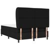 vidaXL Cama tipo Box Spring con colch&oacute;n Negro 160 x 200 cm tela