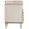 vidaXL Armario de Noche con caj&oacute;n 2 pcs Beige 40 x 33 x 46 cm