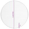vidaXL Rejilla de parrilla BBQ redonda acero inoxidable 304 &Oslash;50 cm