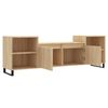 vidaXL Mueble para TV madera contrachapada roble Sonoma 160x35x55 cm