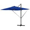 vidaXL Parasol Roma Azul 286 x 285 x 270 cm Aluminio y poliéster
