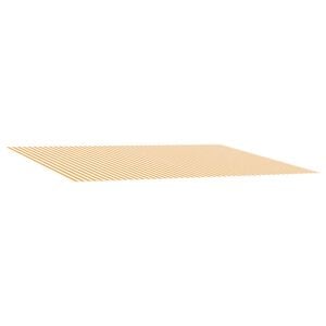 vidaXL Tela de Repuesto para Toldos Amarillo y blanco 450 x 350 cm