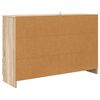 vidaXL Vitrina Roble Sonoma 100 x 30 x 65,6 Madera contrachapada