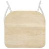 vidaXL Taburetes de cocina 2 unidades madera maciza de mango