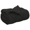 vidaXL Edred&oacute;n de Invierno 155 x 220 cm 450 gsm Negro