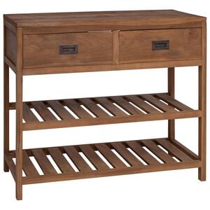 vidaXL Mueble de Cuarto de Ba&ntilde;o Natural 90 x 45 x 75 cm