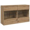 vidaXL Mueble de TV Montado en la Pared 98,5 x 30 x 60,5 cm