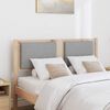 vidaXL Cabecero Otro Marr&oacute;n 135 cm Madera maciza de pino