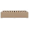 vidaXL Estructura cama sin colchón cuero sintético capuchino 90x190 cm