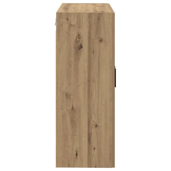 vidaXL Armario de pared 2 pcs Roble artesanal 69,5 x 34 x 90 cm