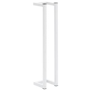 vidaXL Toallero de acero blanco 12,5x12,5x60 cm