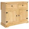 vidaXL Carro de Cocina con caj&oacute;n 2 pcs Cera de Miel 112 x 70 x 91,5 cm