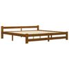 vidaXL Estructura cama sin colchón madera pino marrón miel 200x200 cm