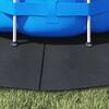 vidaXL Lona para el fondo de la piscina Negro &Oslash; 244 cm Tela no tejida