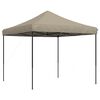 vidaXL Tienda de fiesta plegable Pop-Up taupe 292x292x315 cm