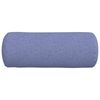 vidaXL Cojines Bolster 2 pcs Azul jeans Ø 15 x 40 cm tela