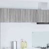 vidaXL Mueble colgante con almacenamiento Gris Sonoma 80 x 31 x 40 cm