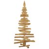 vidaXL &Aacute;rboles de Navidad Marr&oacute;n 150 cm Madera maciza de pino
