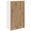 vidaXL Mueble colgante con puerta Roble artesanal 60 x 31 x 100 cm