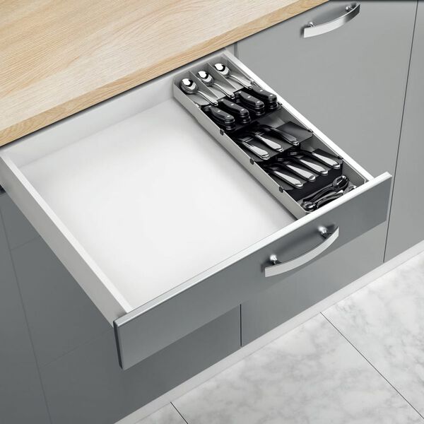 Metaltex Soporte para cubiertos ajustable Unifit