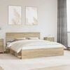 vidaXL Estructura de cama Sonoma 180 x 200 cm Madera de pino macizo
