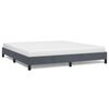 vidaXL Estructura de cama sin colch&oacute;n, color gris oscuro, tama&ntilde;o California King, terciopelo