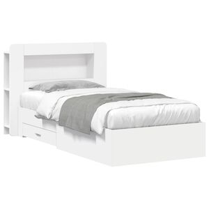 vidaXL Estructura de cama con almacenamiento Blanco 80 x 200 cm