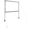 vidaXL Pantalla de proyecci&oacute;n con soportes de 100 pulgadas 4:3