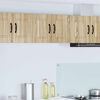 vidaXL Mueble de Cocina con estante 2 pcs Roble Sonoma 30 x 31 x 40 cm
